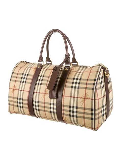 burberry duffle bag.